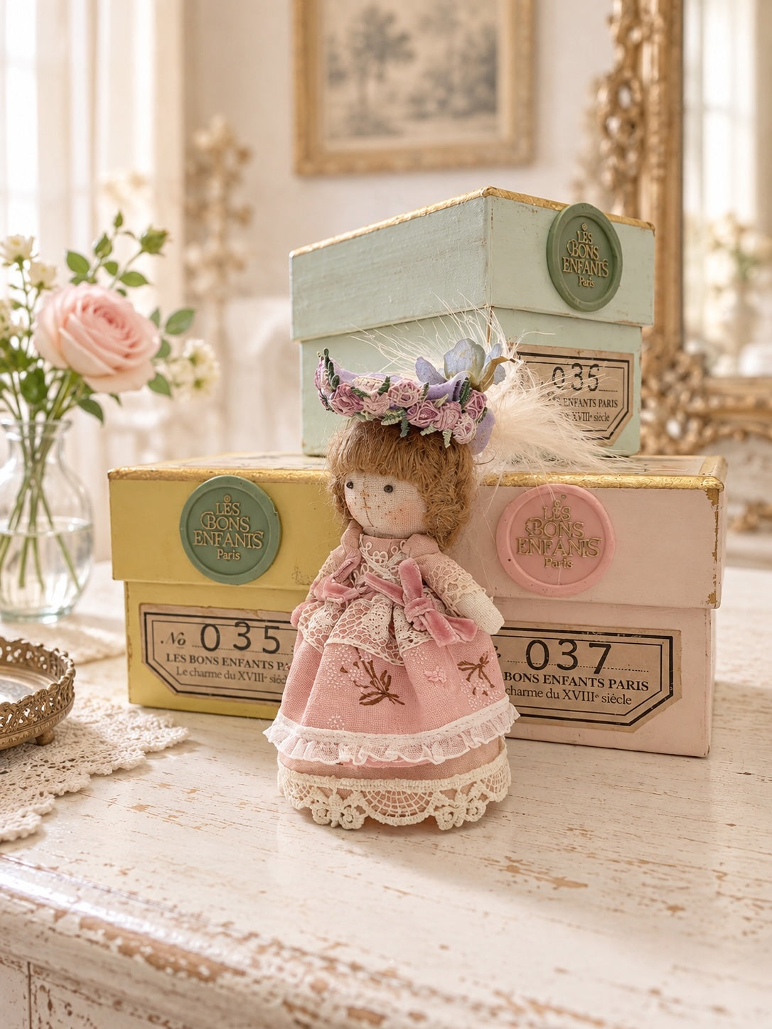 Poupée charme XVIIIe siècle – Pièce unique One of a Kind