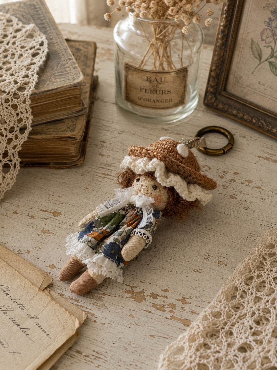 Mushroom Charm — Brown