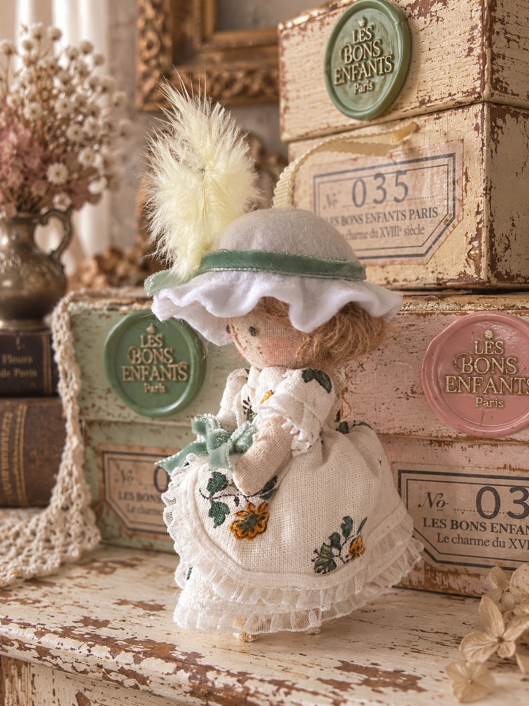 Poupée charme XVIIIe siècle – Pièce unique