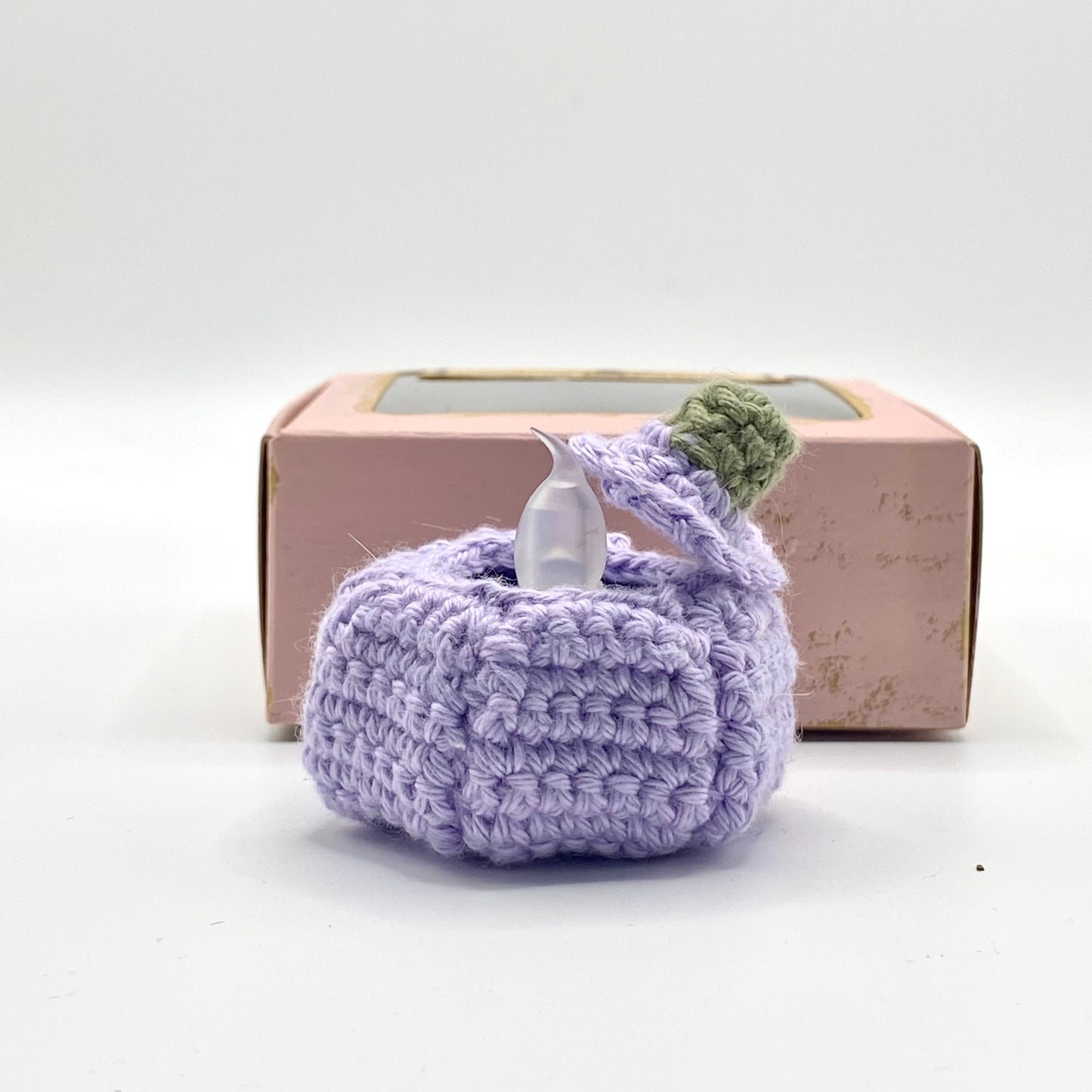 Hand Crochet Pumpkin LED Light by Les Bons Enfants Paris