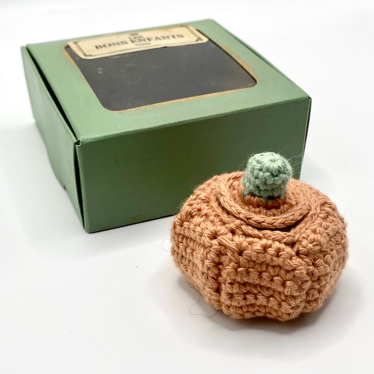 Hand Crochet Pumpkin LED Light by Les Bons Enfants Paris